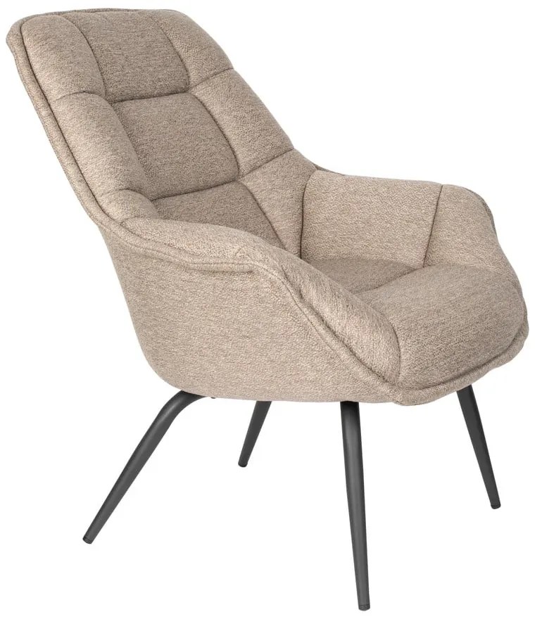 Бежово кресло Comfortable – White Label