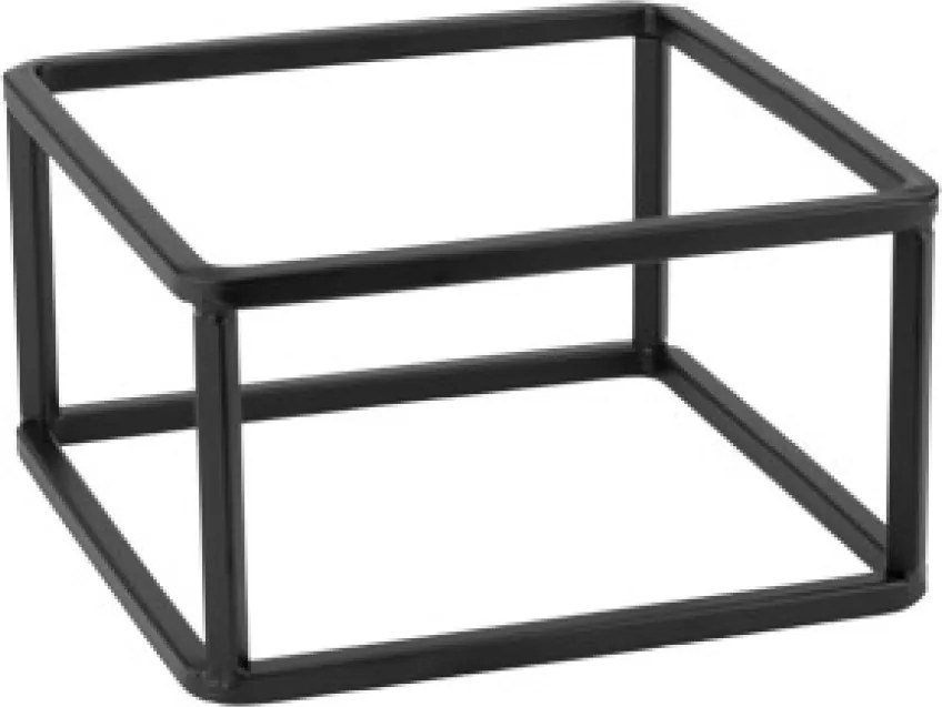 Horecano - Стойка за бюфет квадратна 18x18xh10см черна BASICS-(HC-39140)