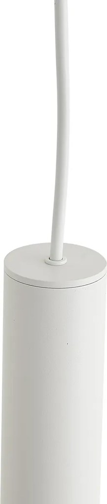 Дизайнерска висяща лампа бяла GU10 50mm IP44 - Tuba