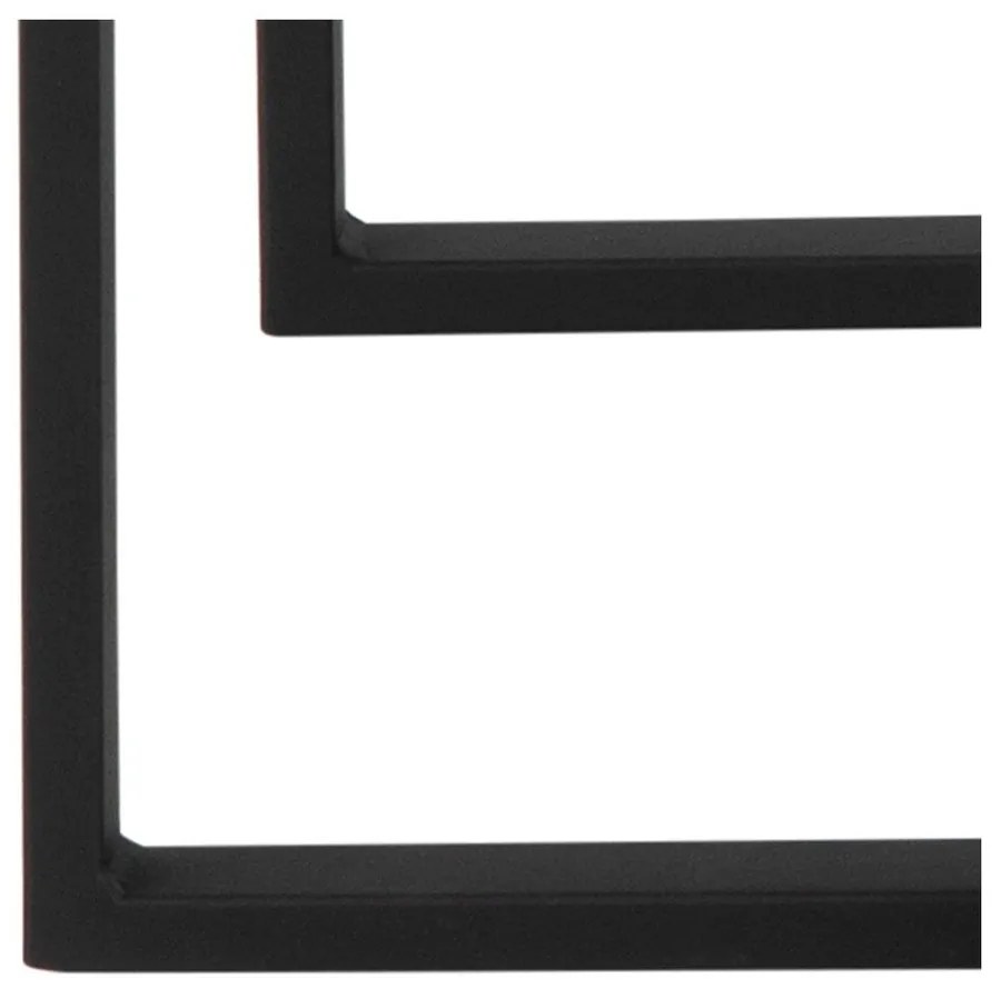 Черни масички за кафе в комплект от 3 Katrine - Actona