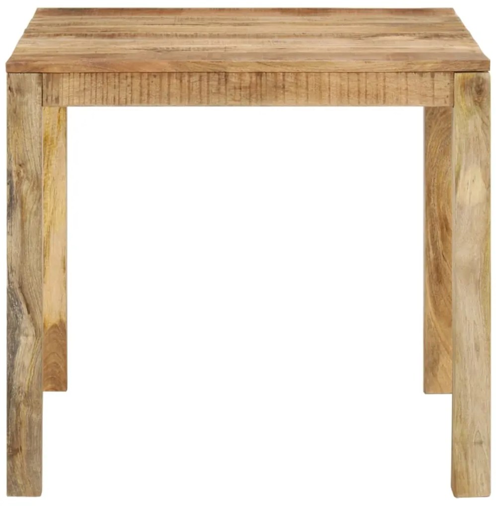 246704 vidaXL Трапезна маса, мангово дърво масив, 82x80x76 cм