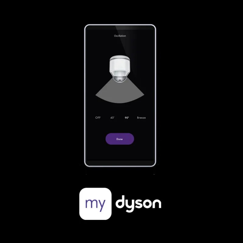 Пречиствател на въздух 2в1 Dyson PC2 De-NOx TP12 Wh/Gd, Охладител, 40W, До 40 м2, 10 скорости, Осцилация, HEPA+К-Carbon, Wi-Fi, LCD, Гласово управление, Бял/златист