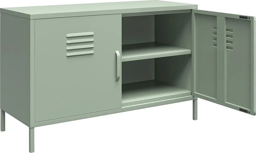 Зелено метално шкафче 100x64x40 cm Mission District – Støraa