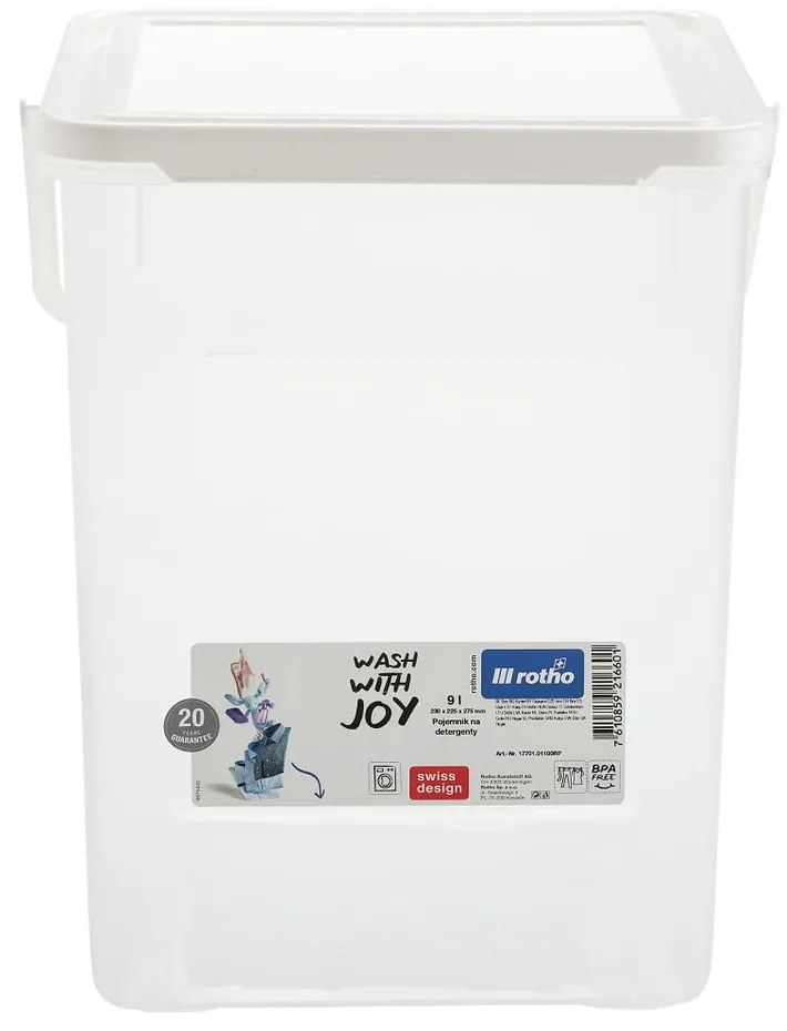 Plastový úložný box s víkem – Rotho