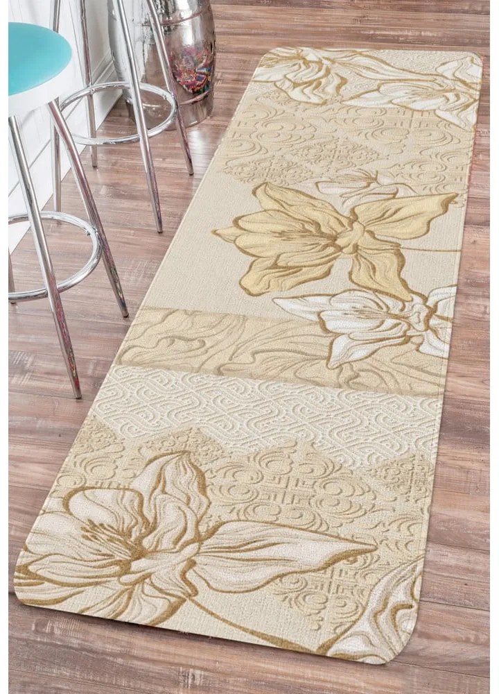 Бежова пътека подходяща за пране 58x240 cm Sandy – Oyo Concept