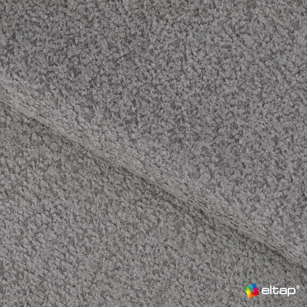 Сив разтегателен диван с място за съхранение от букле ляв ъгъл 223 cm Fabillo – ELTAP