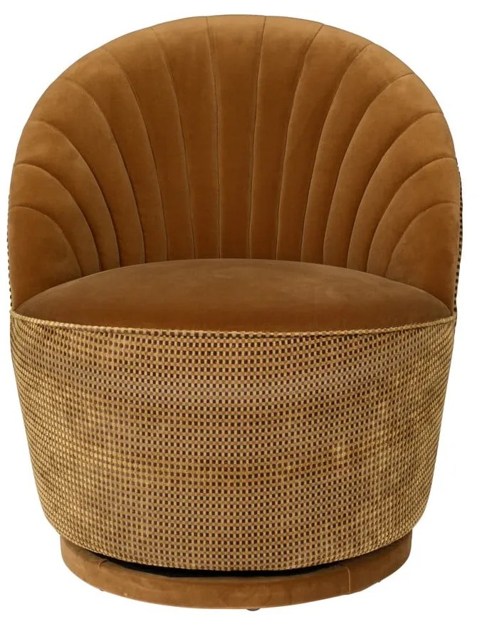 Фотьойл от кафяво кадифе Madison - Dutchbone