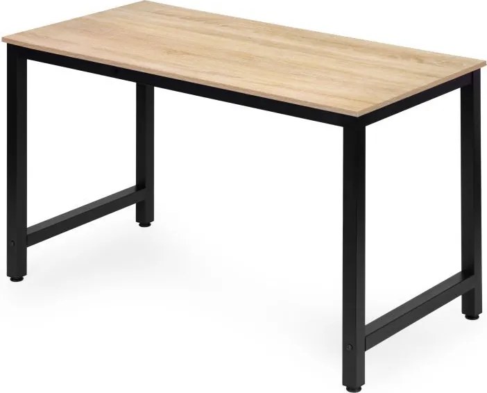 Компютърно бюро 120 x 60 cm - бюро за офис и студентска стая Кафяво