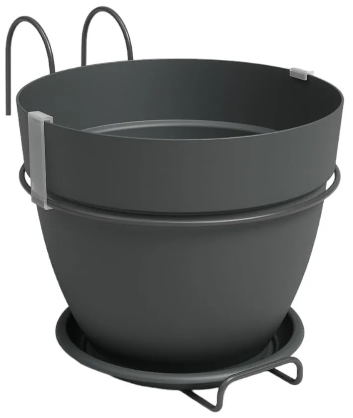 Висяща саксия от рециклирана пластмаса ø 20 cm Capri – Artevasi