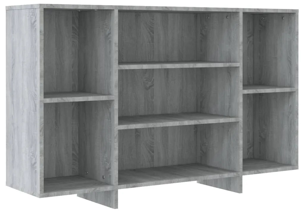 813066 vidaXL Сайдборд, сив сонома, 120x30x75 см, инженерно дърво