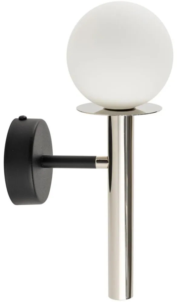 Аплик DAISY 1xG9/12W/230V лъскав хром/черен/бял