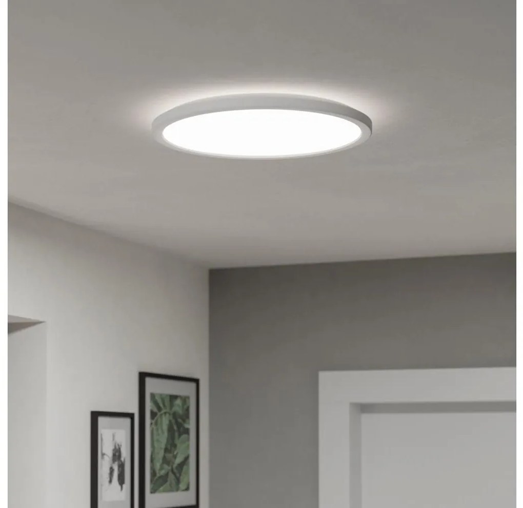 Eglo 901447 - LED баня ROVITO 18,5W/230V, Ø 38,9 см, IP44, бяло
