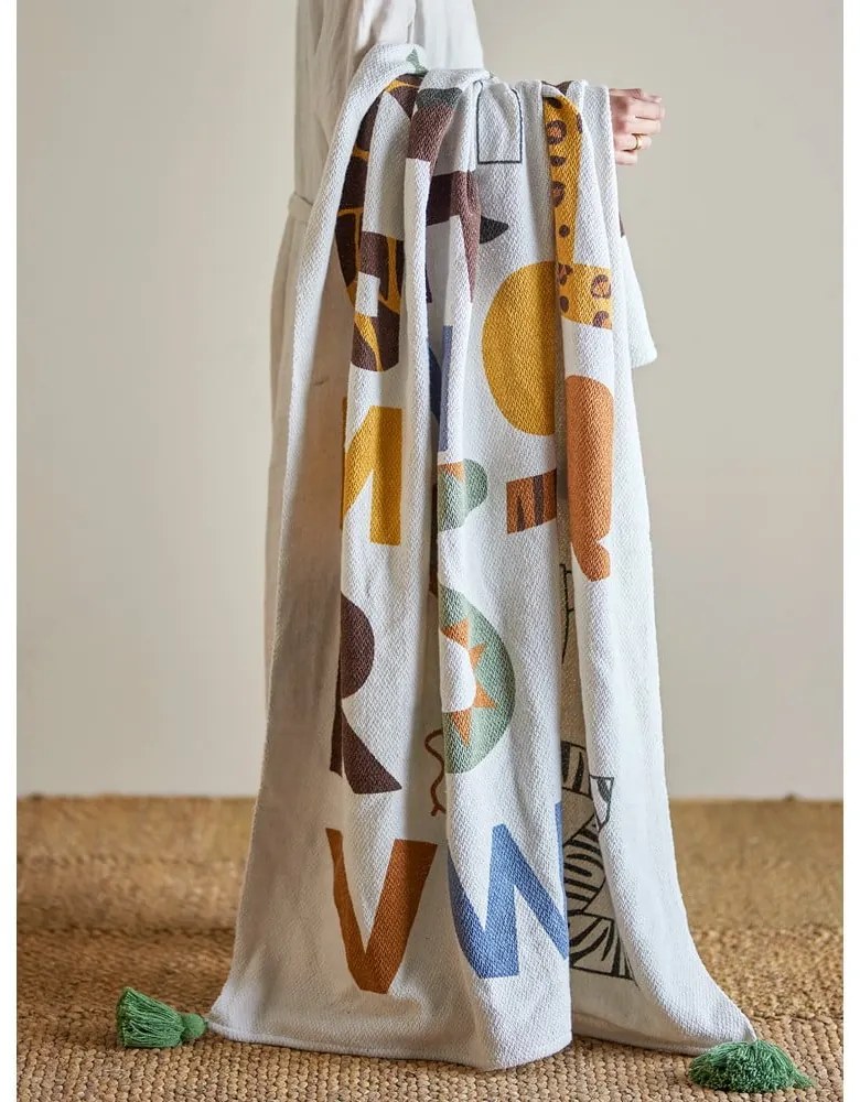 Бебешко одеяло от рециклиран памук 130x160 cm Memmo – Bloomingville Mini