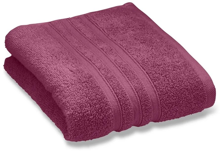 Тъмнорозова памучна кърпа от тери 50x85 cm Zero Twist – Catherine Lansfield