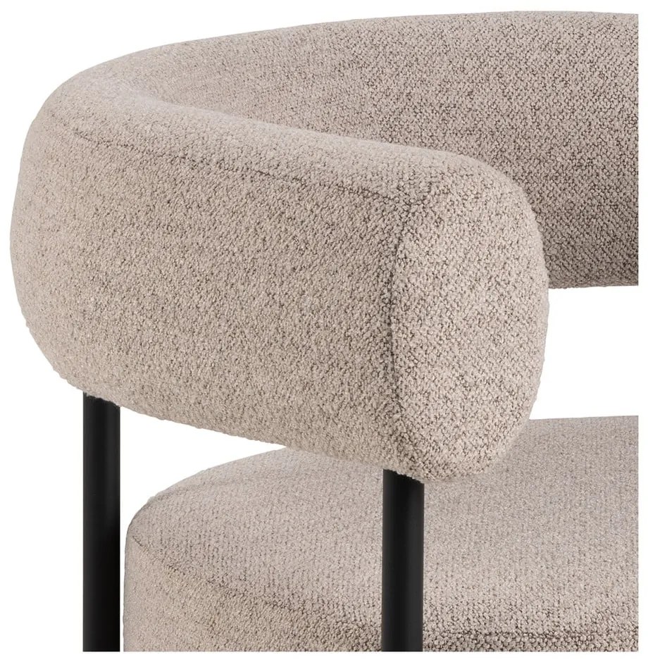 Бежово кресло от прежда с примки от букле Oakfield – Actona