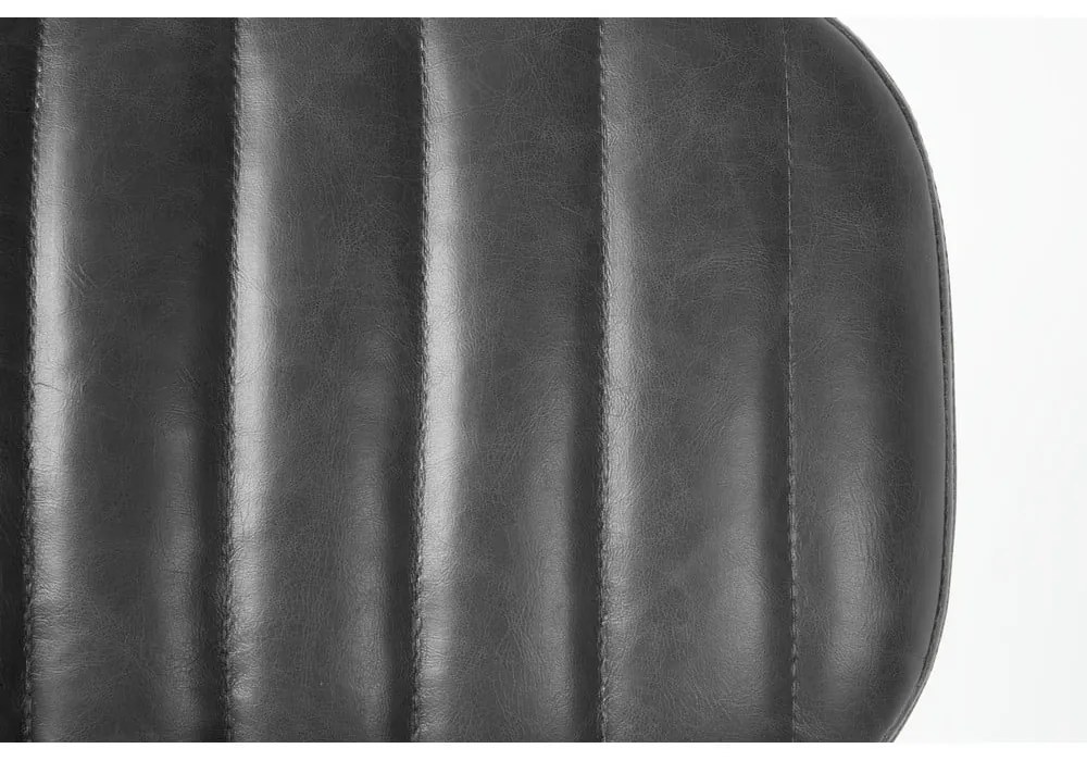 Черен трапезен стол Jake Worn - White Label