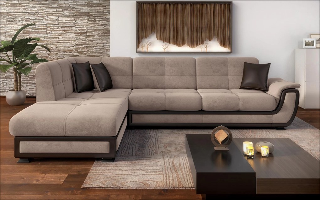 Разтегателен ъглов диван + клик-клак механизъм Принцес II