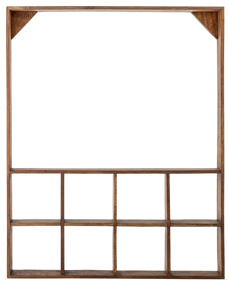 Стенен рафт на няколко нива от рециклирано дърво в естествен цвят 10 cm Marino – Bloomingville