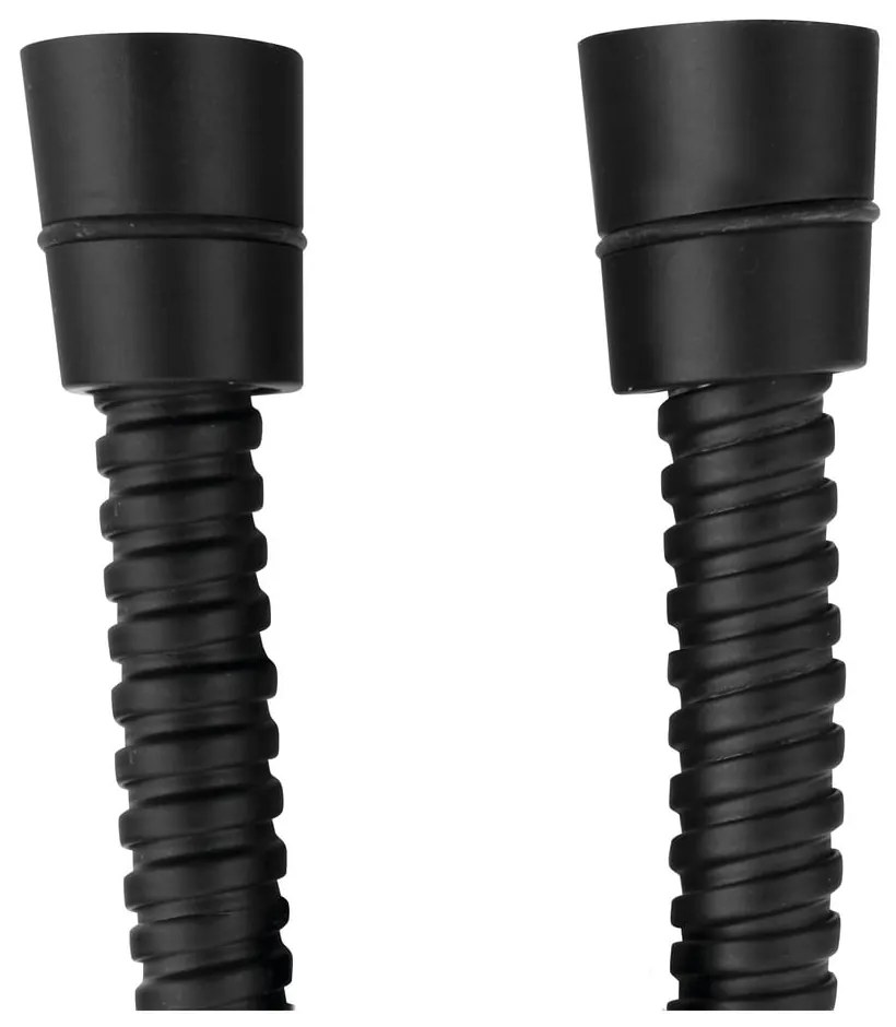 Матово черен душ маркуч от неръждаема стомана Powerflex – Sapho