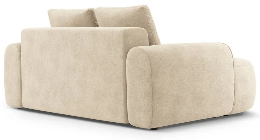 Бежов кадифен диван 175 cm Linz – Cosmopolitan Design