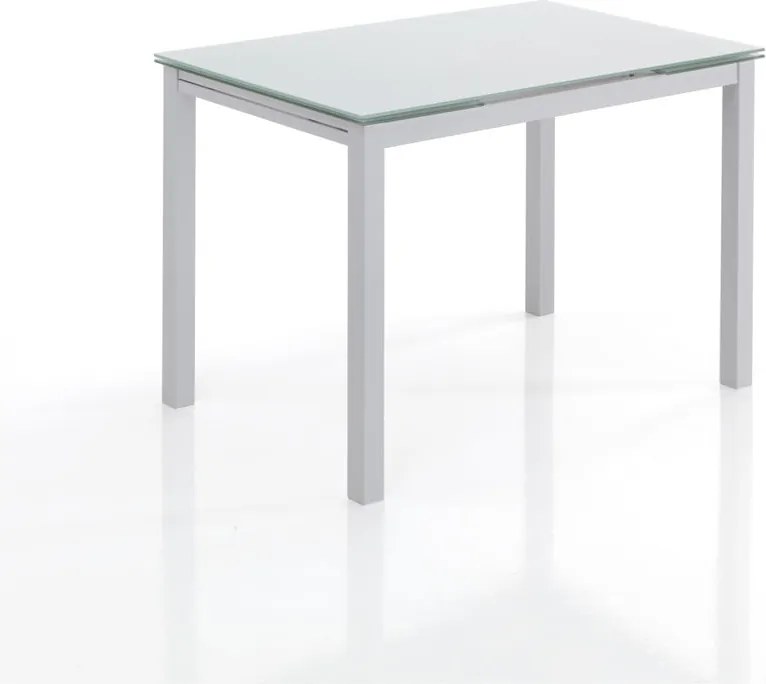 Сгъваема маса за хранене със стъклен плот 70x110 cm Fast - Tomasucci