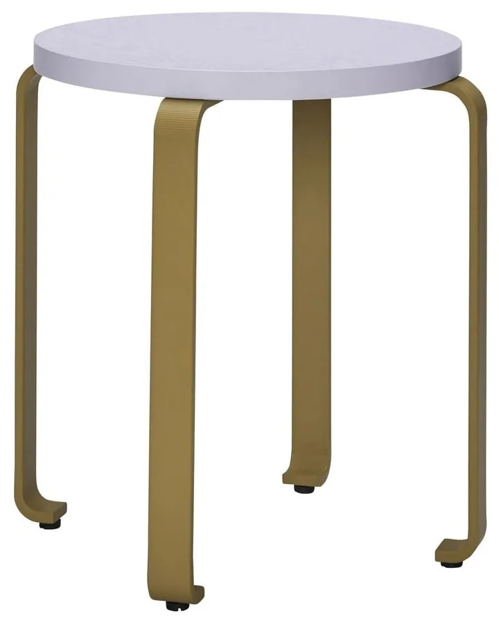 Кафяво-синя табуретка от ясен Smile - Hübsch