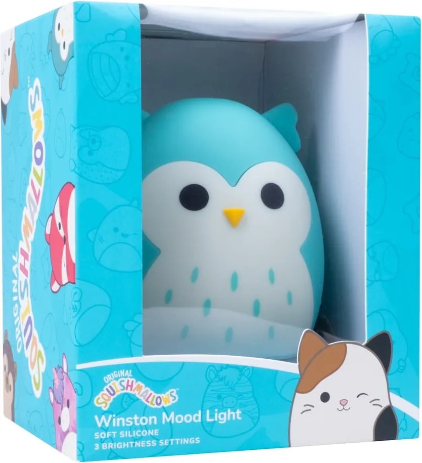 Синя детска нощна лампа Fizz Winston – SQUISHMALLOWS