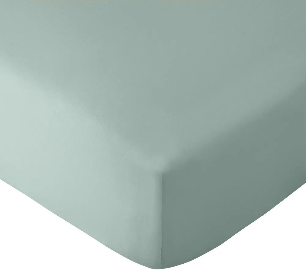 Зелен еластичен чаршаф 90x190 cm So Soft Non-Iron – Catherine Lansfield
