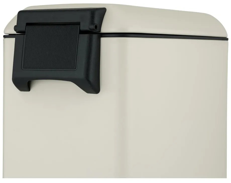 Кремаво стоманено кошче за боклук с педал 20 l Design – Wenko
