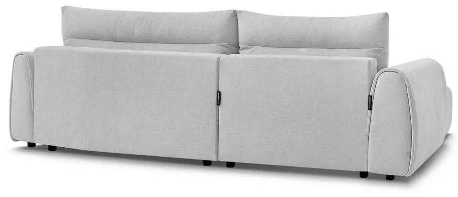 Светлосив ъглов диван Aden – Bobochic Paris