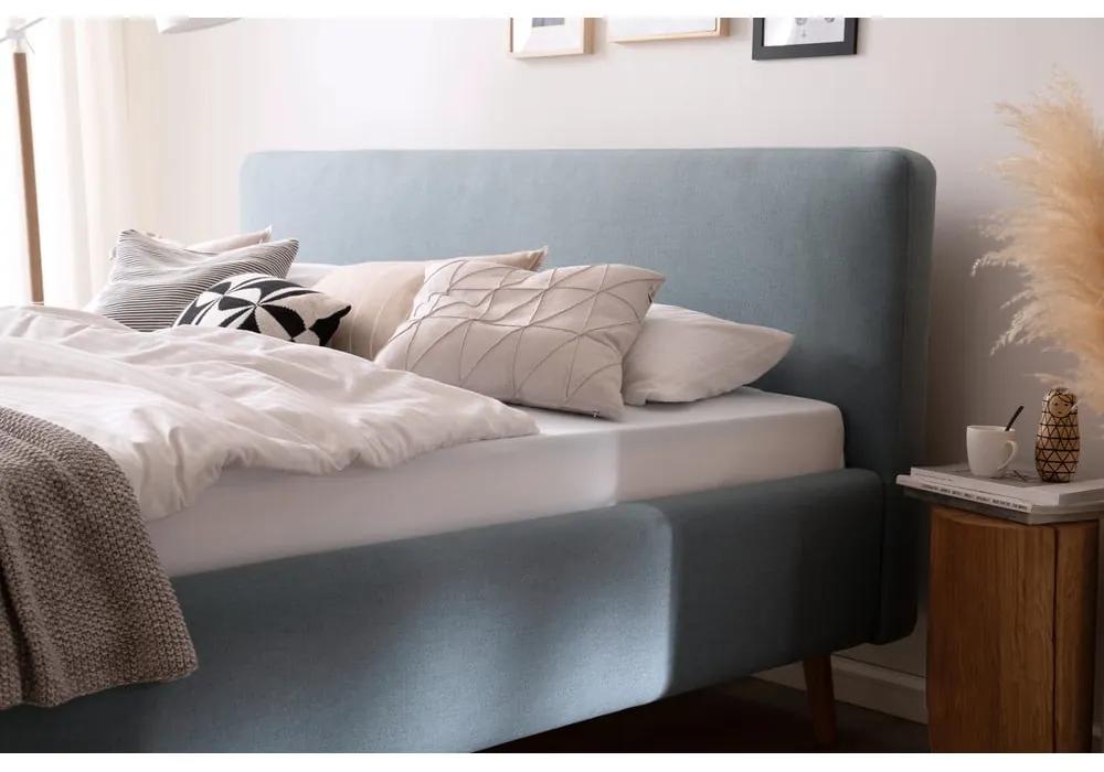 Синьо-сиво двойно легло с решетка и място за съхранение , 140 x 200 cm Mattis - Meise Möbel