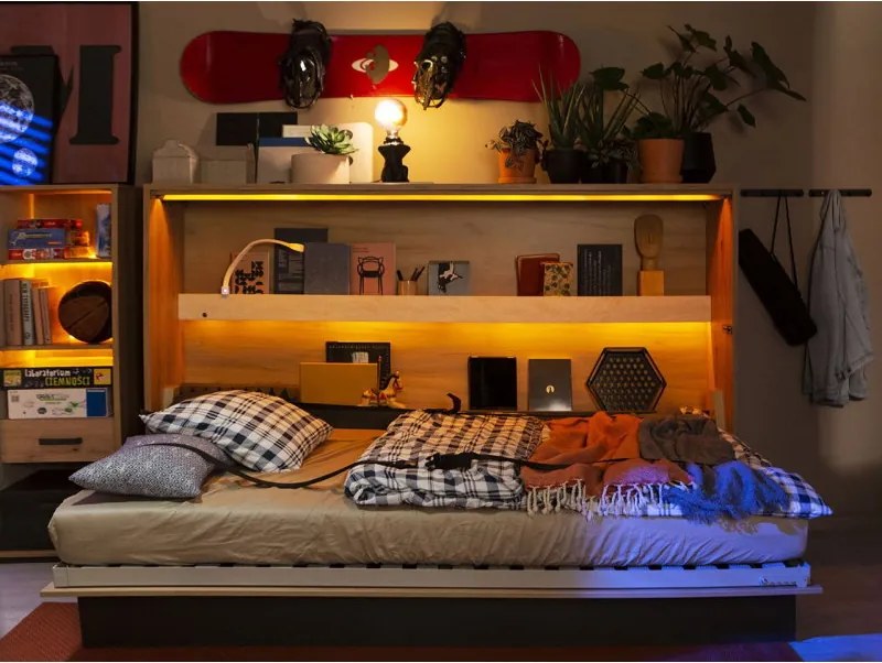 Стенно Детско легло Concept Junior хоризонтално