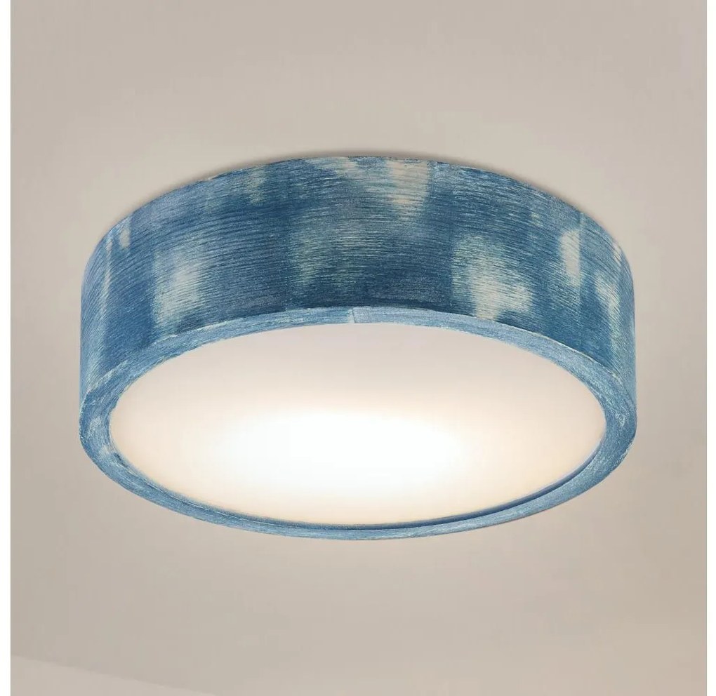 Brilagi - Таванно осветително тяло PINO 1xE27/15W/230V бор/син диам. 27,5 cm