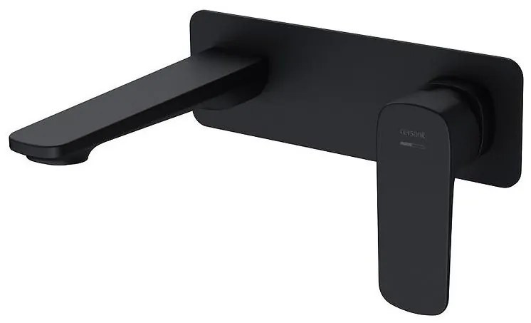 Cersanit S951-385 - Смесител за мивка за скрит монтаж LARGA черен
