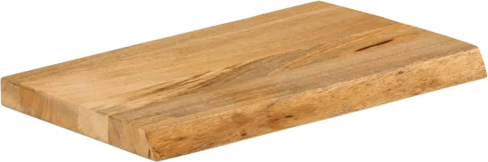 370414 vidaXL Плот за маса, жив ръб, 40x20x2,5 см, масивно дърво манго