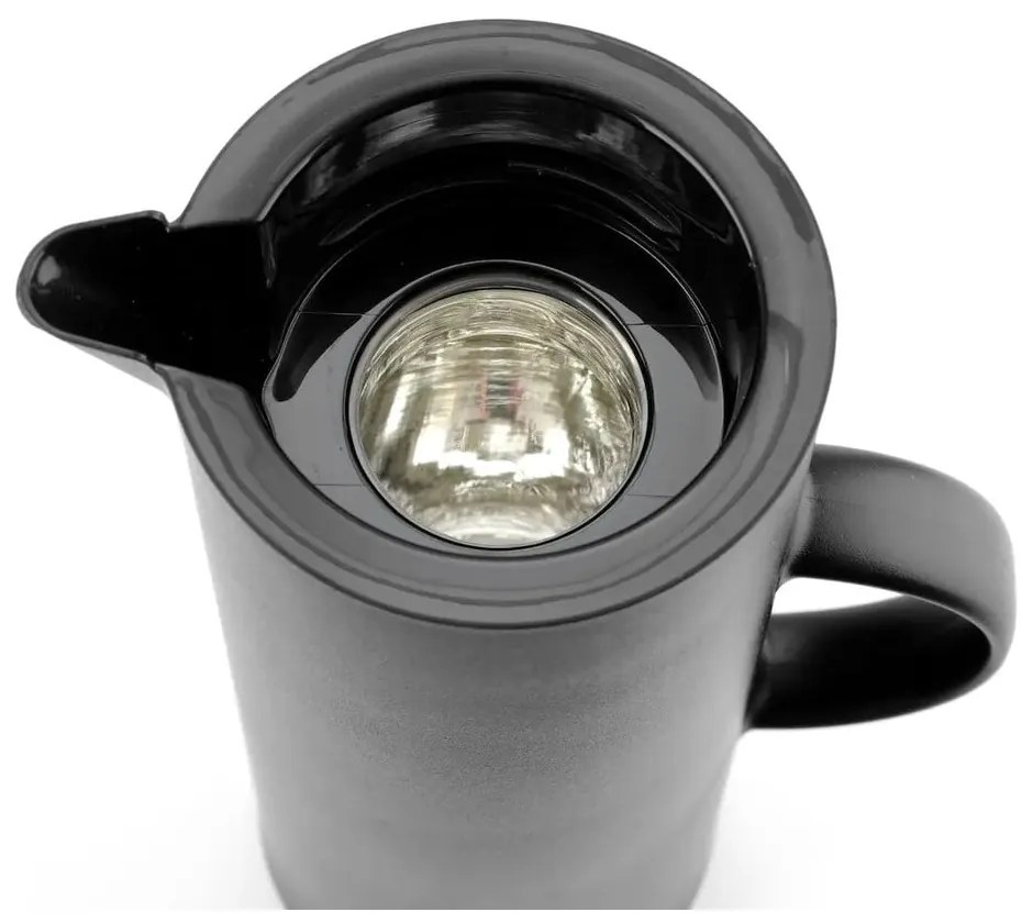 Черна термокана от неръждаема стомана , 1 л - Hendi