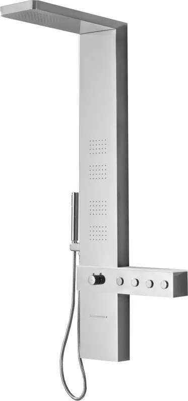 Mexen Natan панел за душ с чучур, хром - 7626-04-00