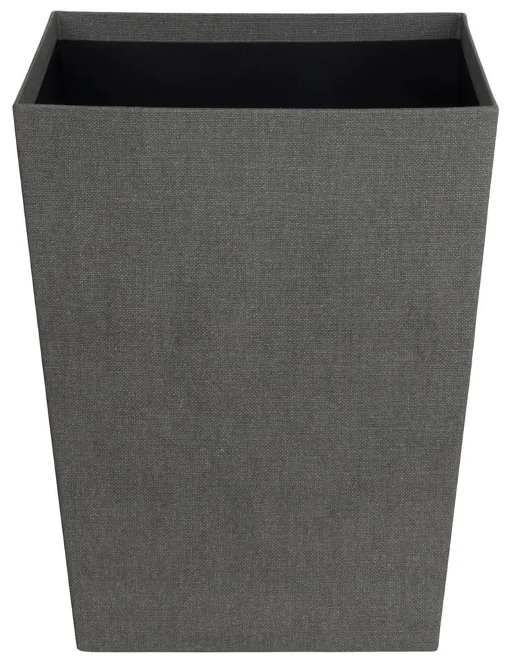 Сиво офис кошче за боклук Sofia Canvas Paper Laminate – Bigso