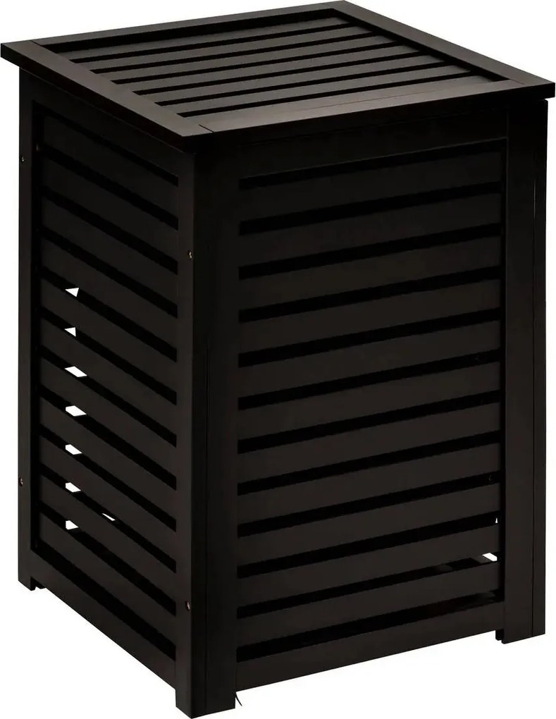 Кош за пране 5five Sicela, Бамбук, 65 L - Черен