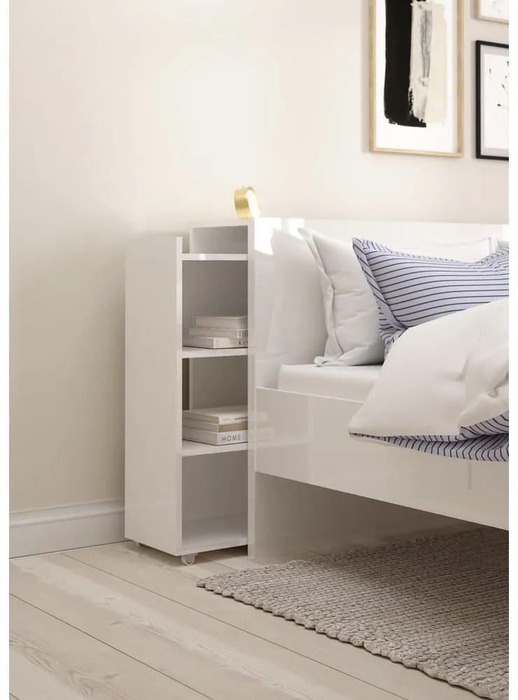 Бяла табла за легло 145x80 cm Naia – Tvilum