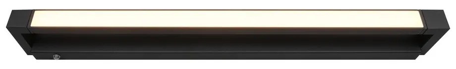 Матово черно LED стенна лампа Fabrizio – Trio