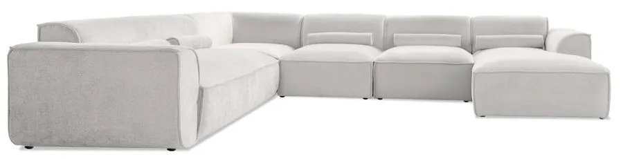 Кремав ъглов диван (ляв ъгъл/"U" форма) Flex Felix – Miuform