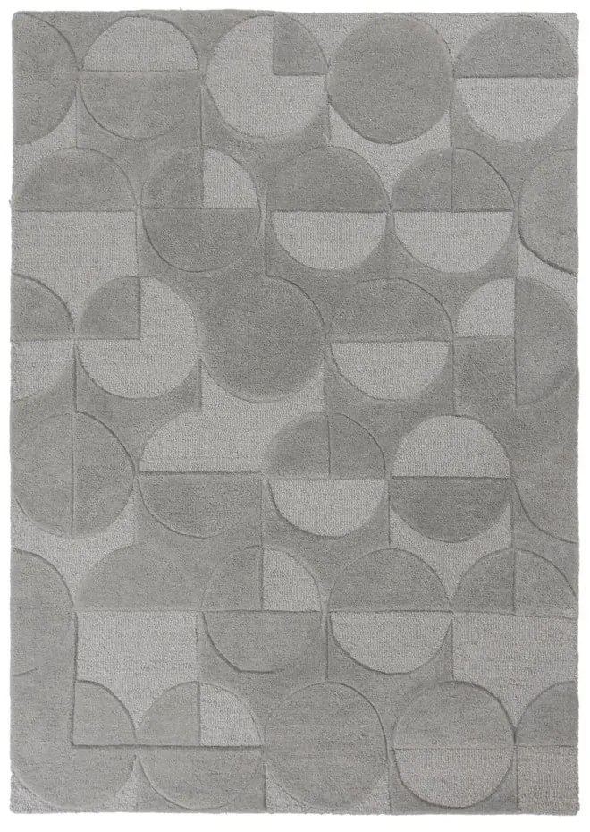 Сив вълнен килим Gigi, 200 x 290 cm - Flair Rugs