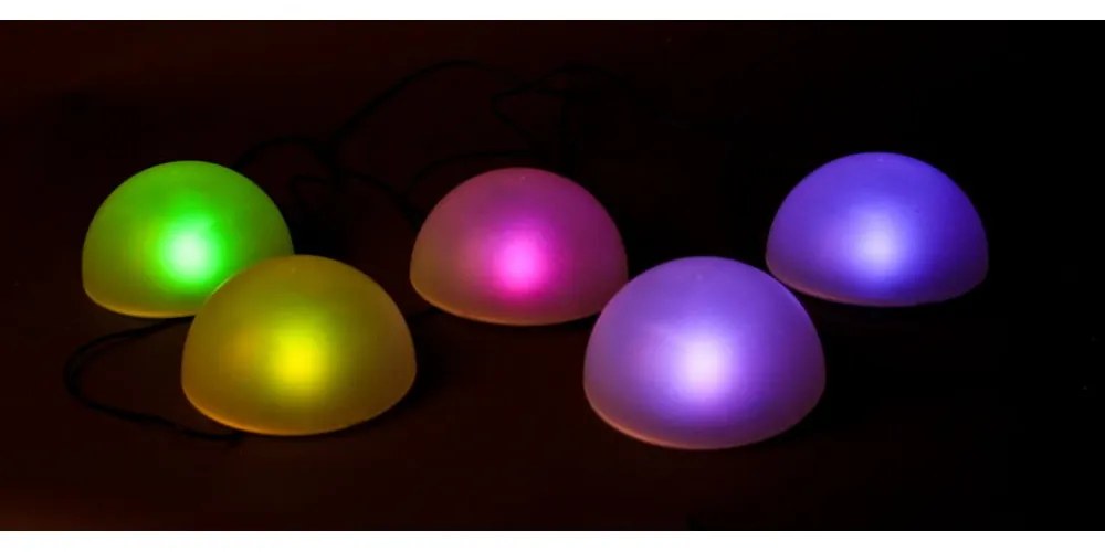 Външни осветителни тела в комплект от 5 бр. със соларен панел ø 15 cm – Garden Pleasure