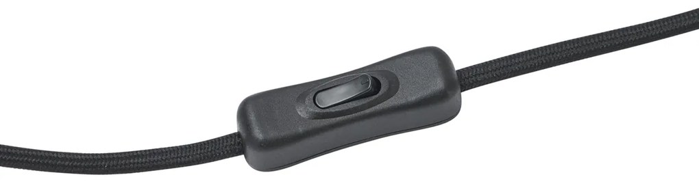 Japandi подова лампа дърво с ленен абажур 90 см - Lamel