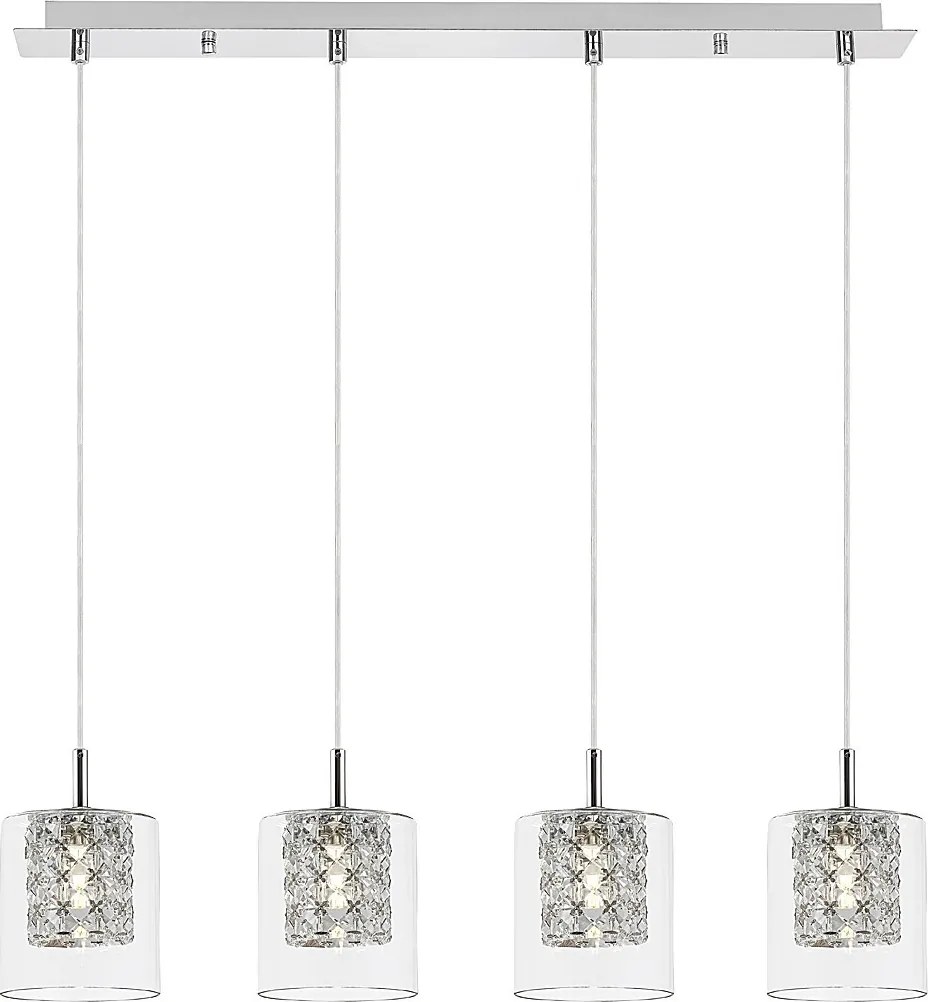 Rabalux Duchess Висящи осветителни тела IP20 G9 4x MAX 40W K 3116