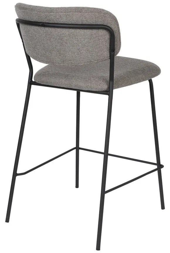 Сиви бар столове в комплект от 2 броя 89 см Jolien - White Label