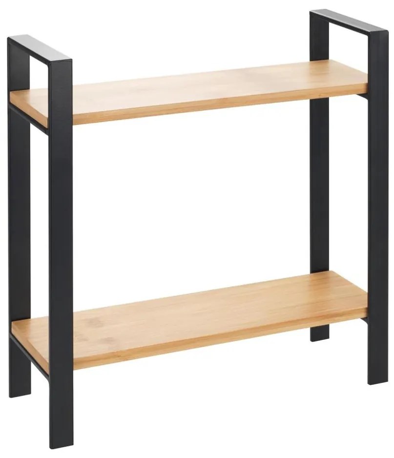 WENKO 53029100 - Полица LOU 32x33 см черна/кафява