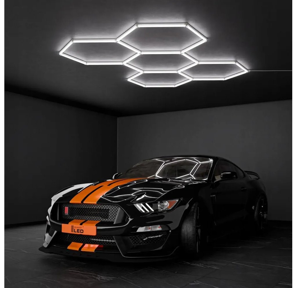 LED таванно осветително тяло LED/192W/85-265V 6500K 298x209 cm CRI 90 IP54 бяло