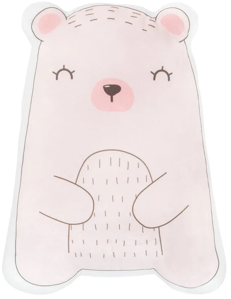 KIKKA BOO Плюшена възглавница BEAR WITH ME PINK
